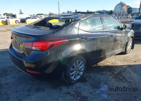 2015 Hyundai Elantra Se из США, поврежденный, VIN 5NPDH4AE8FH571663